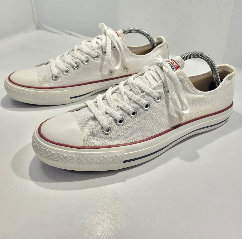 COVERSE CHUCK TAYLOR ALL STAR CANVAS UNISEX LOW TOP SHOE M9/W11 OPTICAL WHITE
